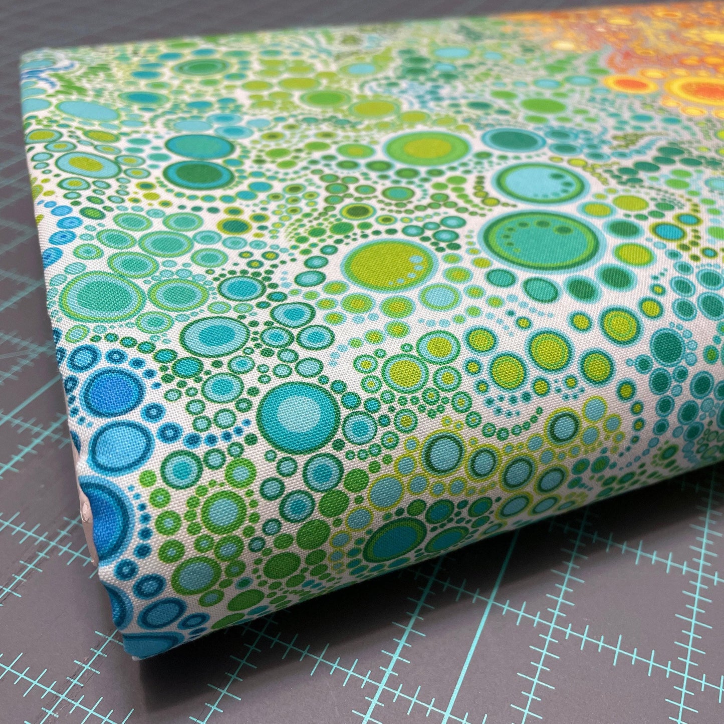 Rainbow Dots Fabric - Adventure Gradation - Robert Kaufman - Effervescence - 100% cotton