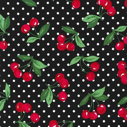 Cherry dot fabric - Michael Miller