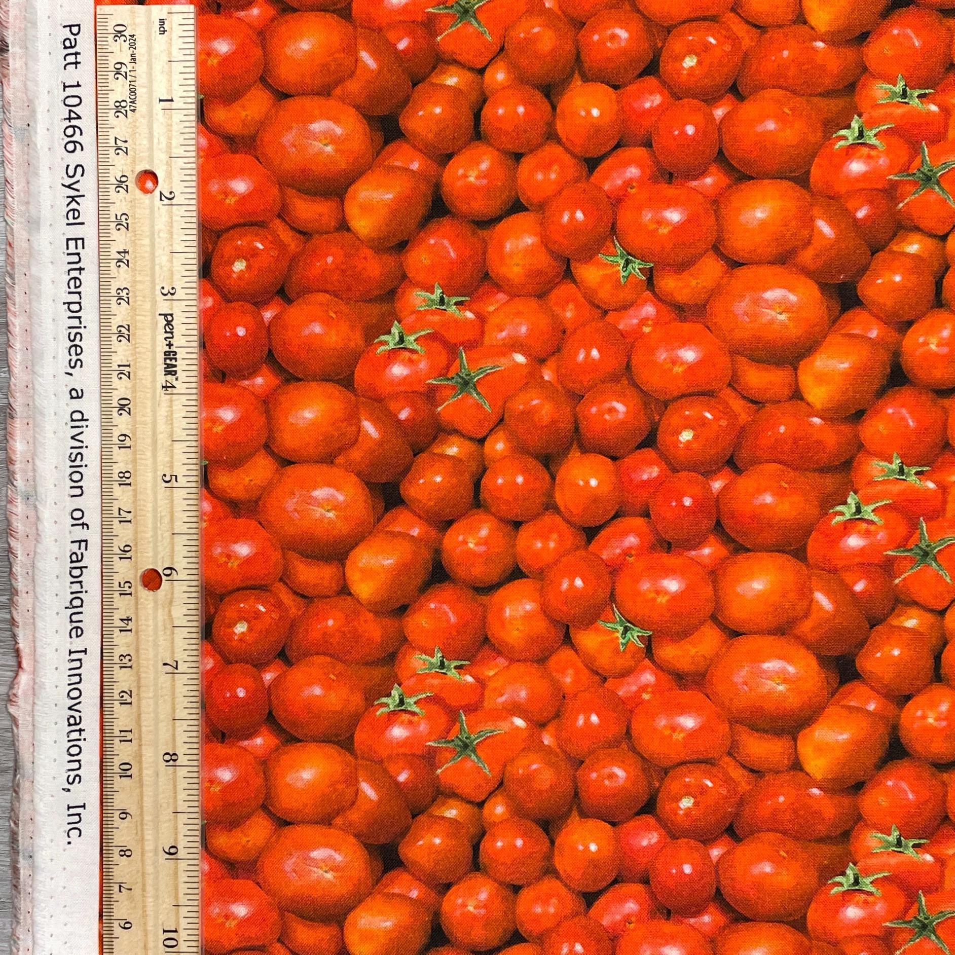 Tomato Fabric - Farmall Farm to Table