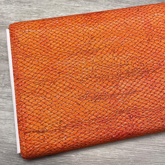 Fishing Net Fabric - Rust Color - Quilting Cotton