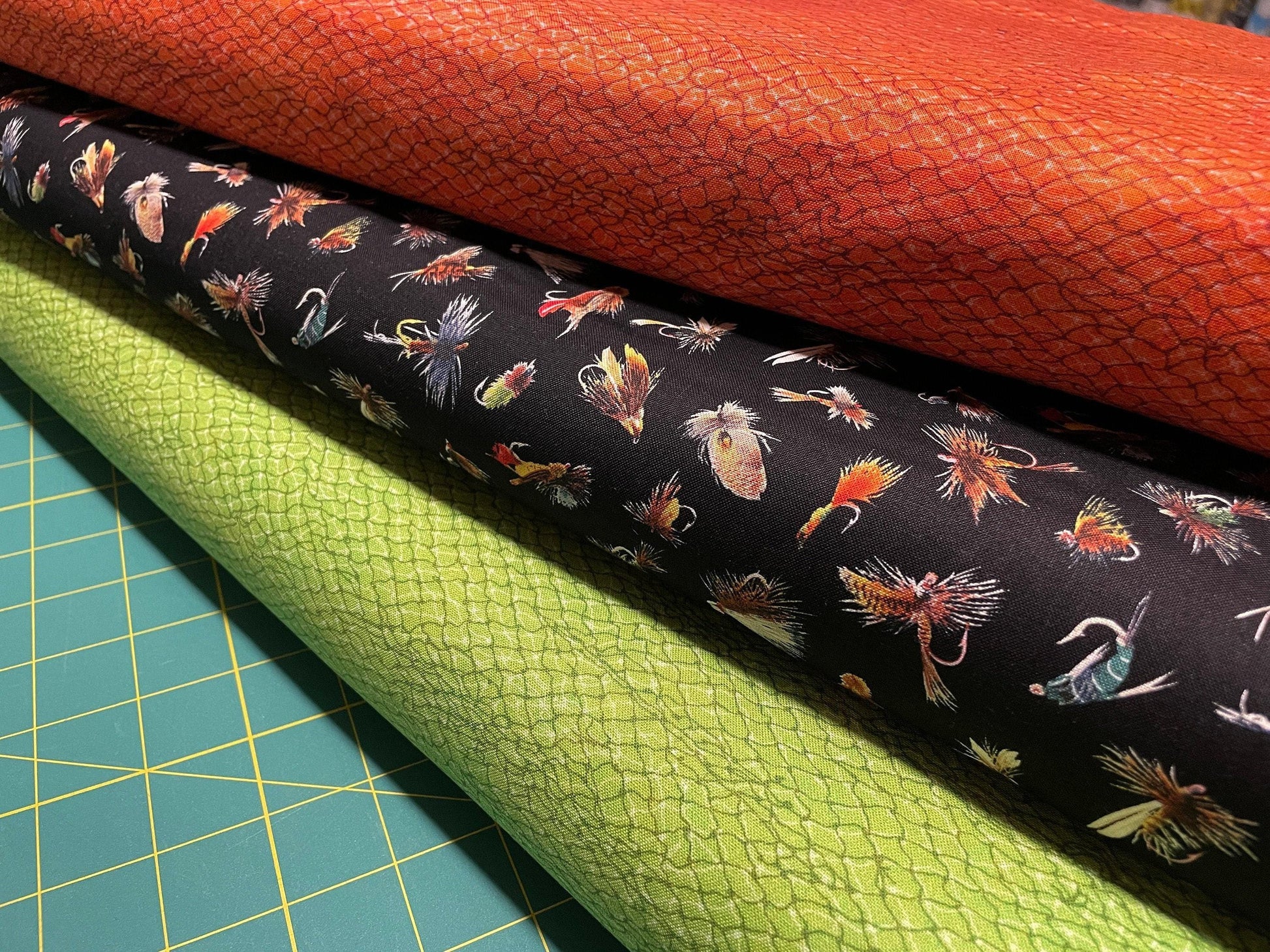 Fishing Fabric - Fishing Net - Rust Color - 100% Cotton Fabric - Land and Sea collection - Windham Fabrics - Boating - Ships NEXT DAY
