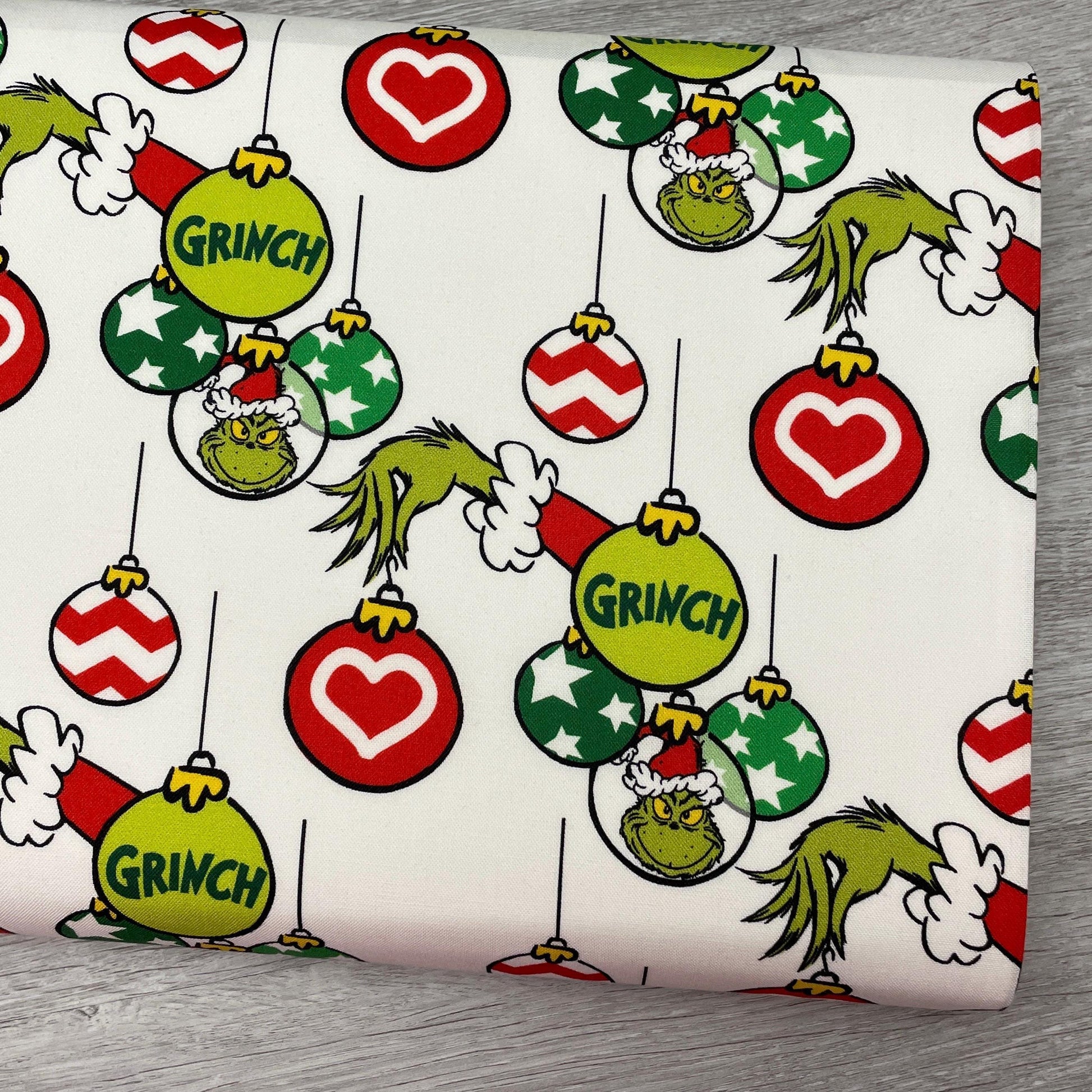 Grinch Fabric - Ornaments - How the Grinch Stole Christmas