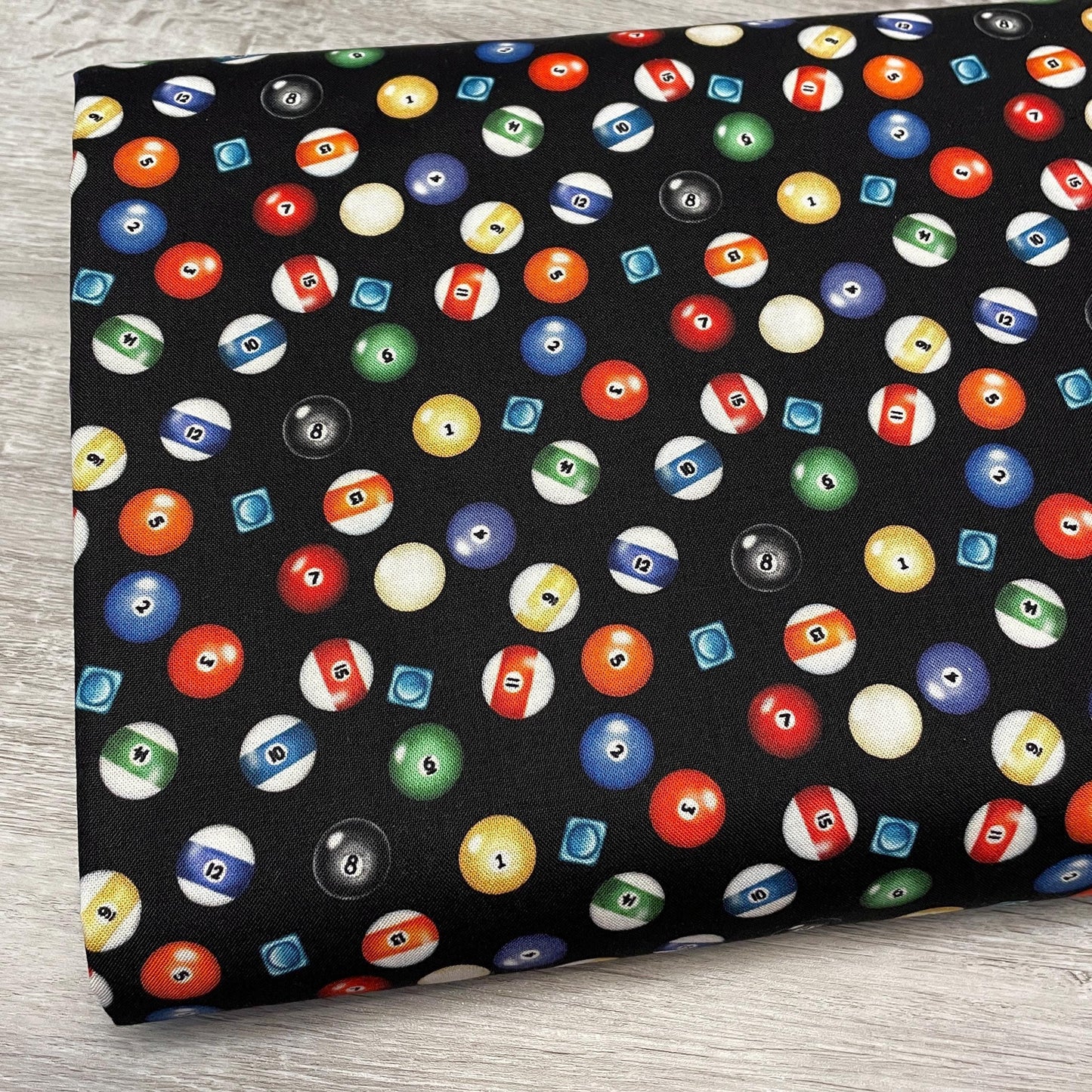 Billiard Balls Fabric - Follow Suit - Michael Miller - 100% cotton