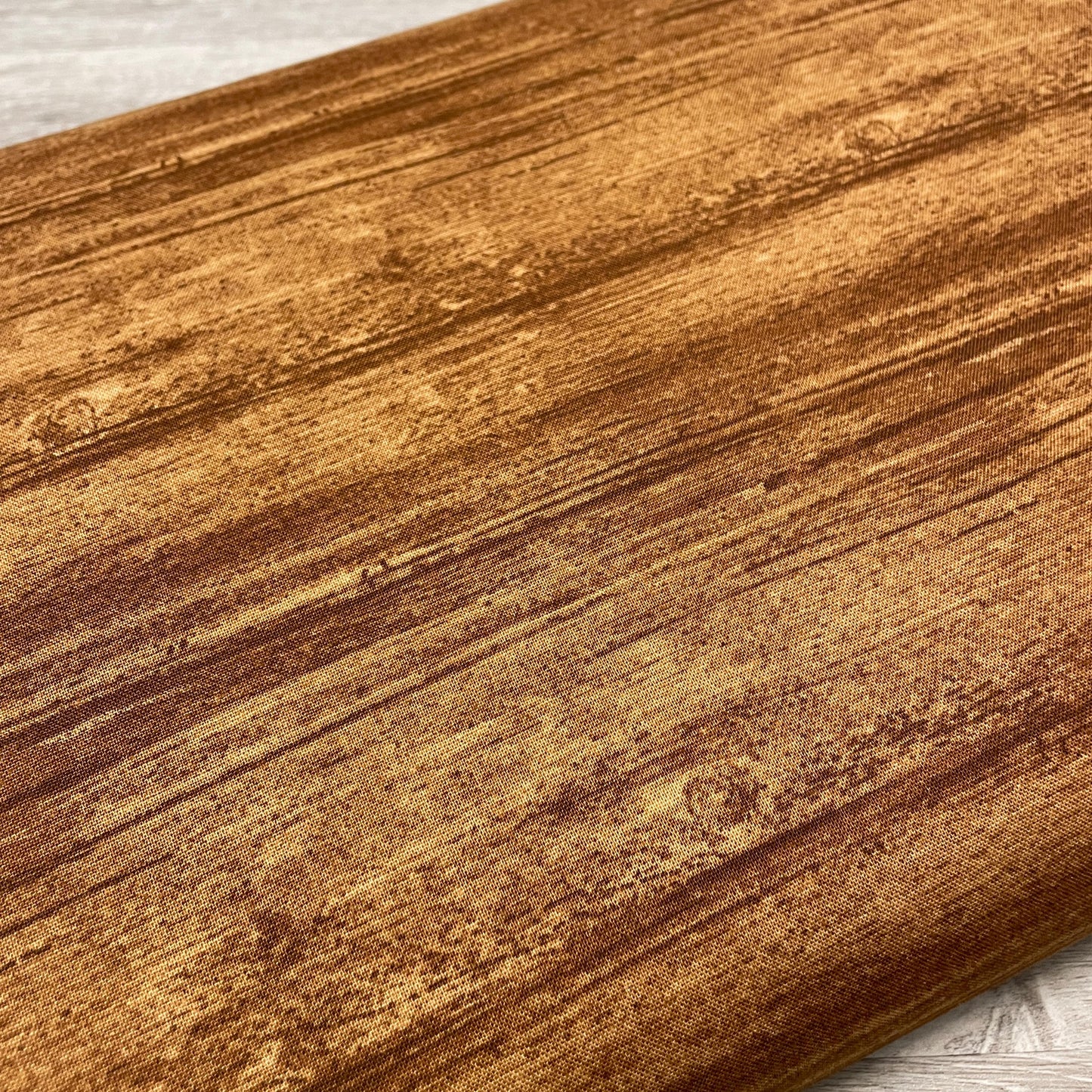 Washed Wood Fabric - Nutmeg Brown - 100% Cotton - Benartex Contempo Studio
