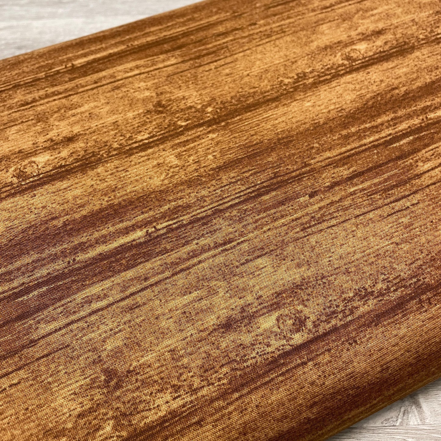 Washed Wood Fabric - Nutmeg Brown - 100% Cotton - Benartex Contempo Studio