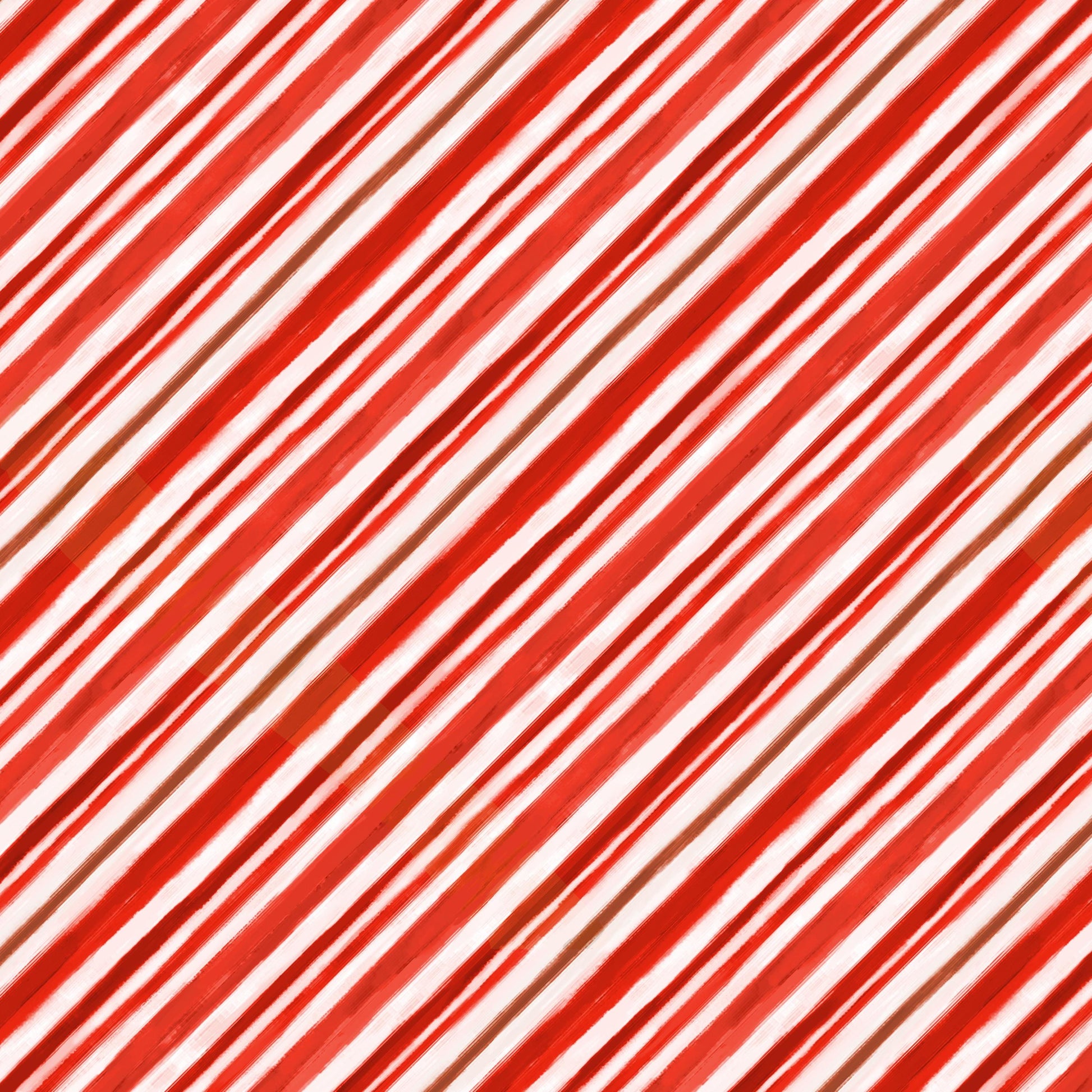 Meowy Christmas - Stripe - 100% cotton fabric - Windham Fabrics - 54488-7 Candy Cane