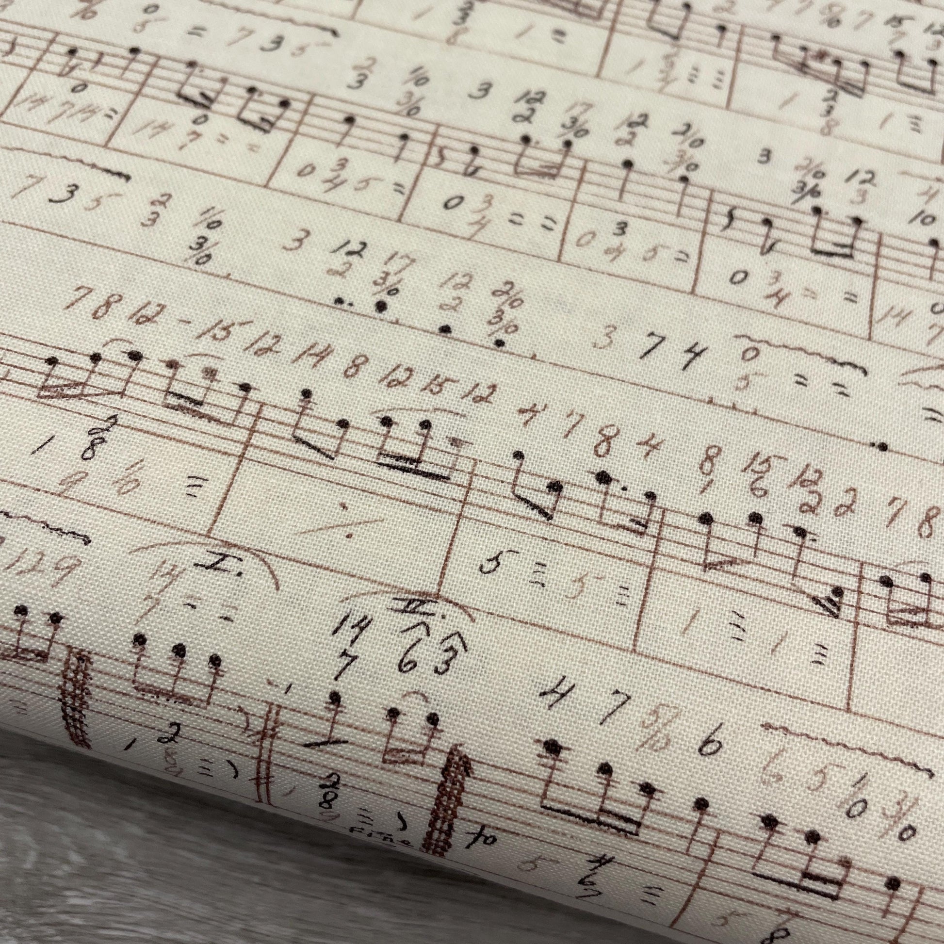 Tim Holtz Symphony - Neutral - 100% Cotton Fabric - FreeSpirit - Eclectic Elements - Foundations Collection