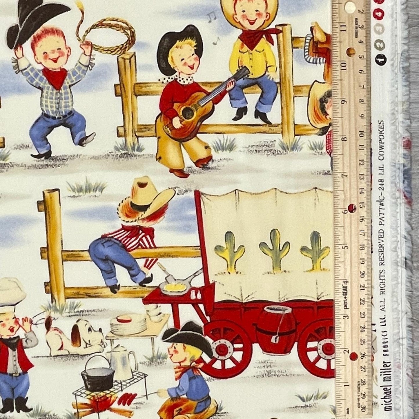 Lil Cowpokes Fabric - Michael Miller - 100% Cotton