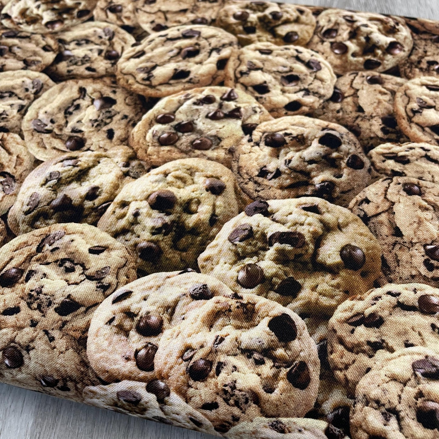 Chocolate Chip Cookie Fabric - Timeless Treasures - 100% Cotton - food fabric