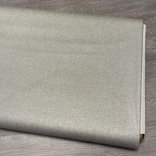 Silver Quilting Cotton - Metallic Silver - Maywood Studio Starlight Metallics - MASM1000-K