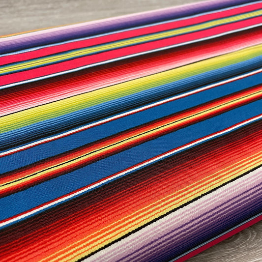 Mexican Sombrero Stripe Fabric - 100% Cotton Fabric - 263-BLU