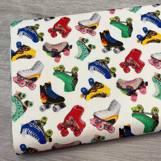 Roller Skates Fabric - In Motion collection