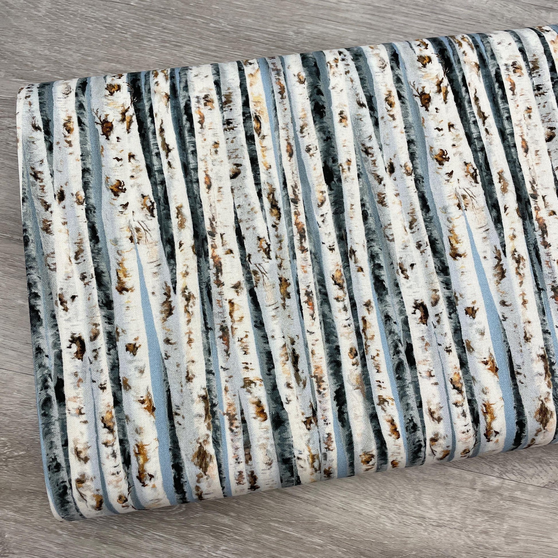 Birch Trees on Blue Sky - Camp Life Collection