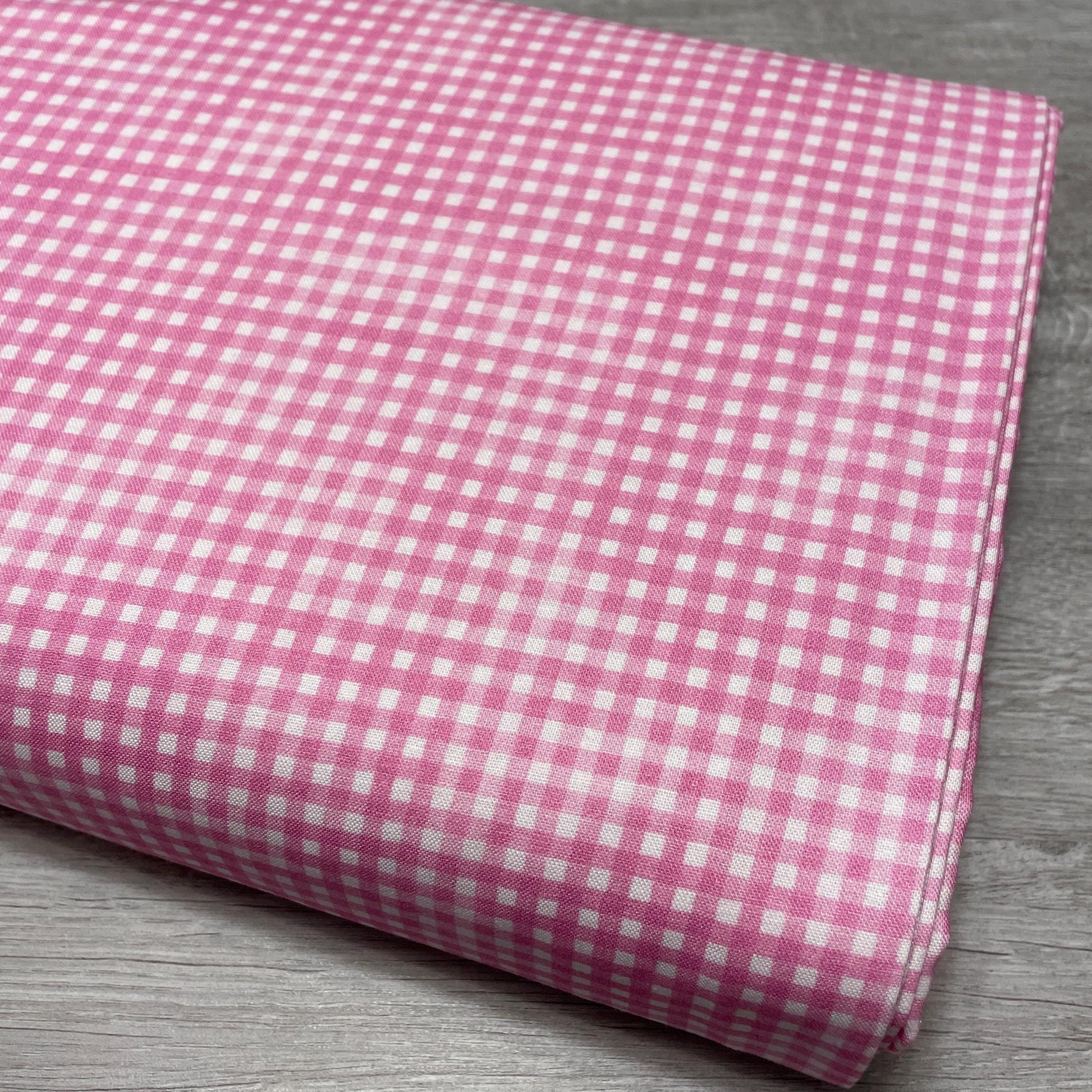 Fuchsia Gingham Fabric - Sorbet collection