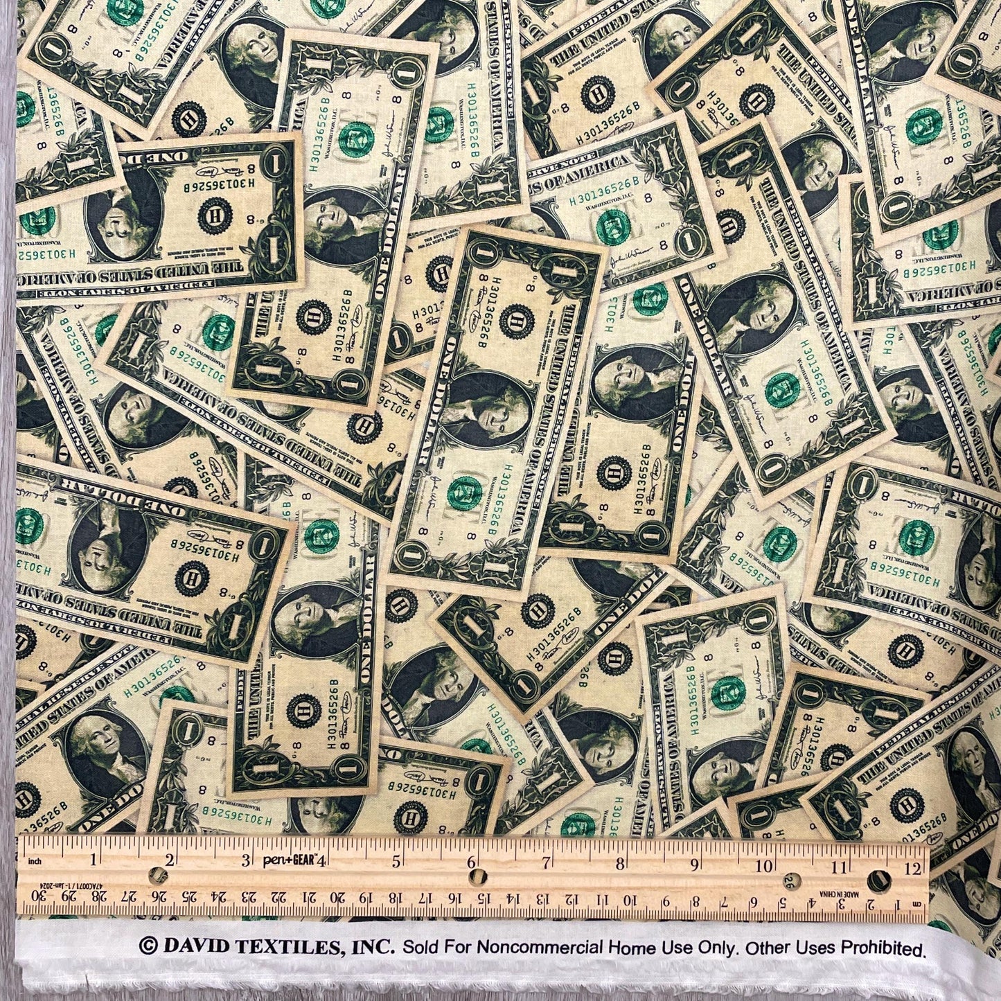 Money Fabric - Dollar Bills