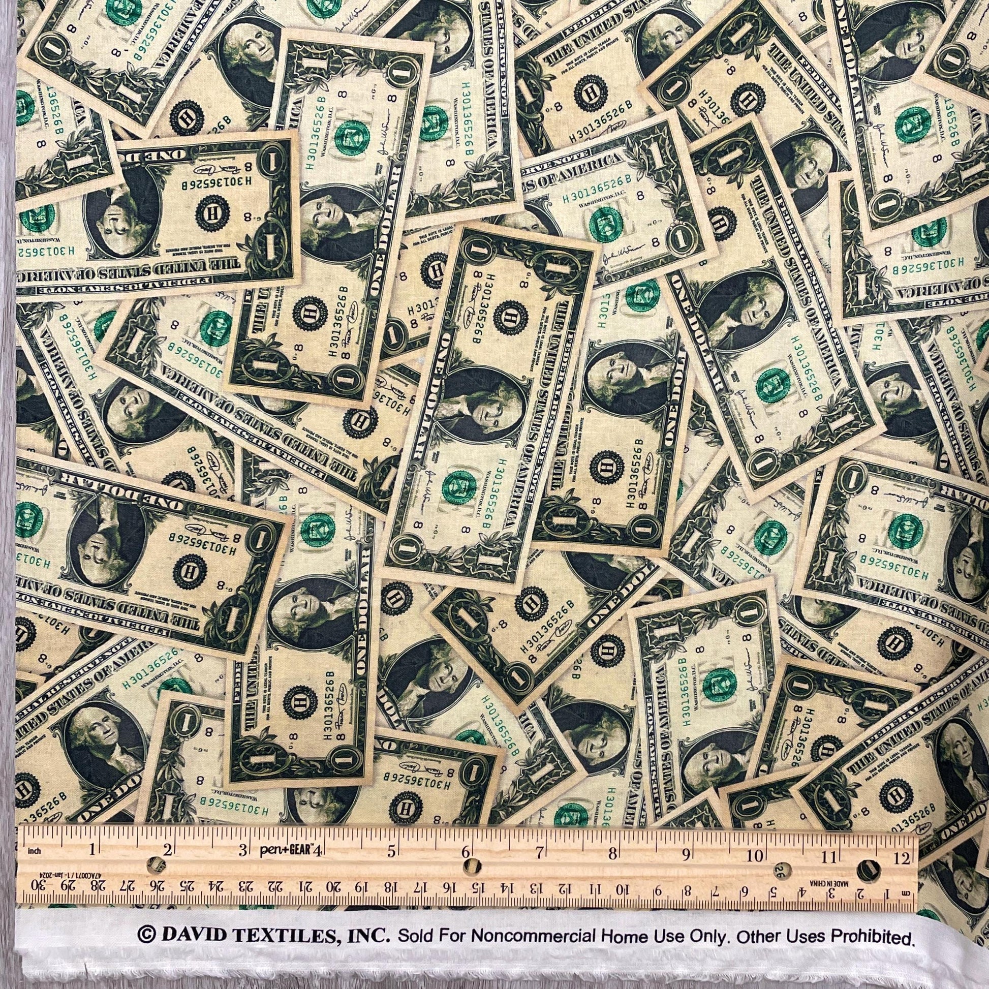 Money Fabric - Dollar Bills