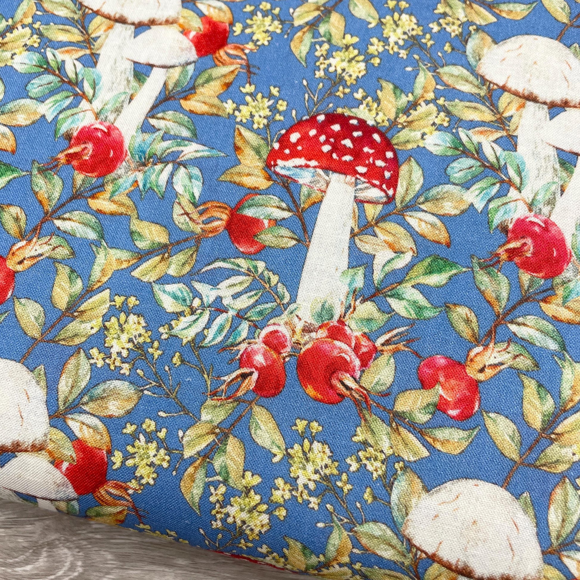 Hedgehog Hollow - Mushroom Fabric 7HH-1 - In The Beginning Fabrics - 100% Cotton