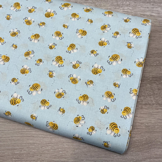 Susybee fabric by the yard - Light Blue