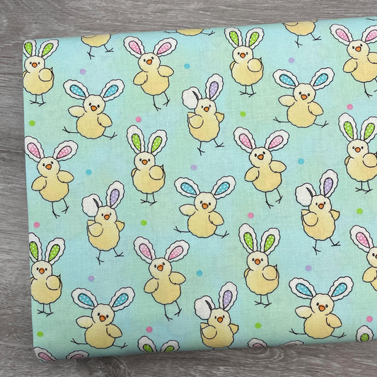 Chicks with Bunny Ears Fabric - Discontinued