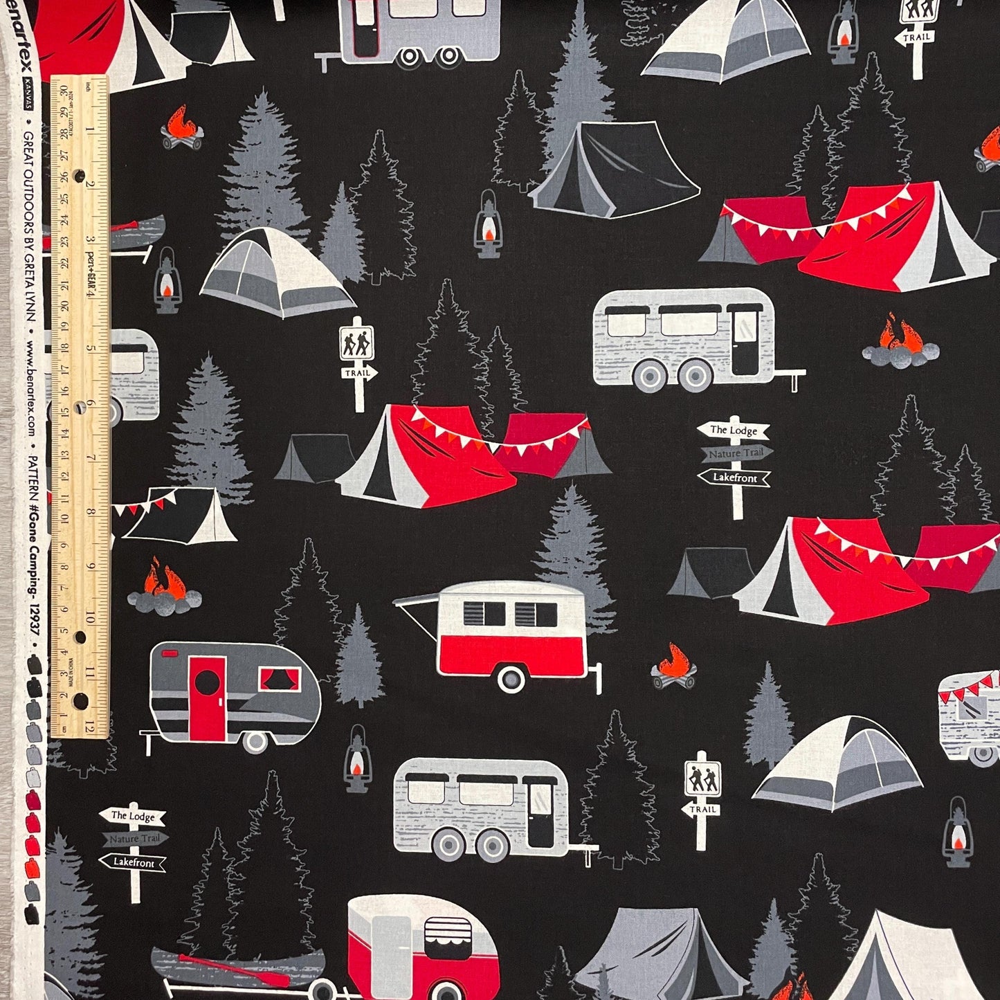 Gone Camping Fabric - Great Outdoors