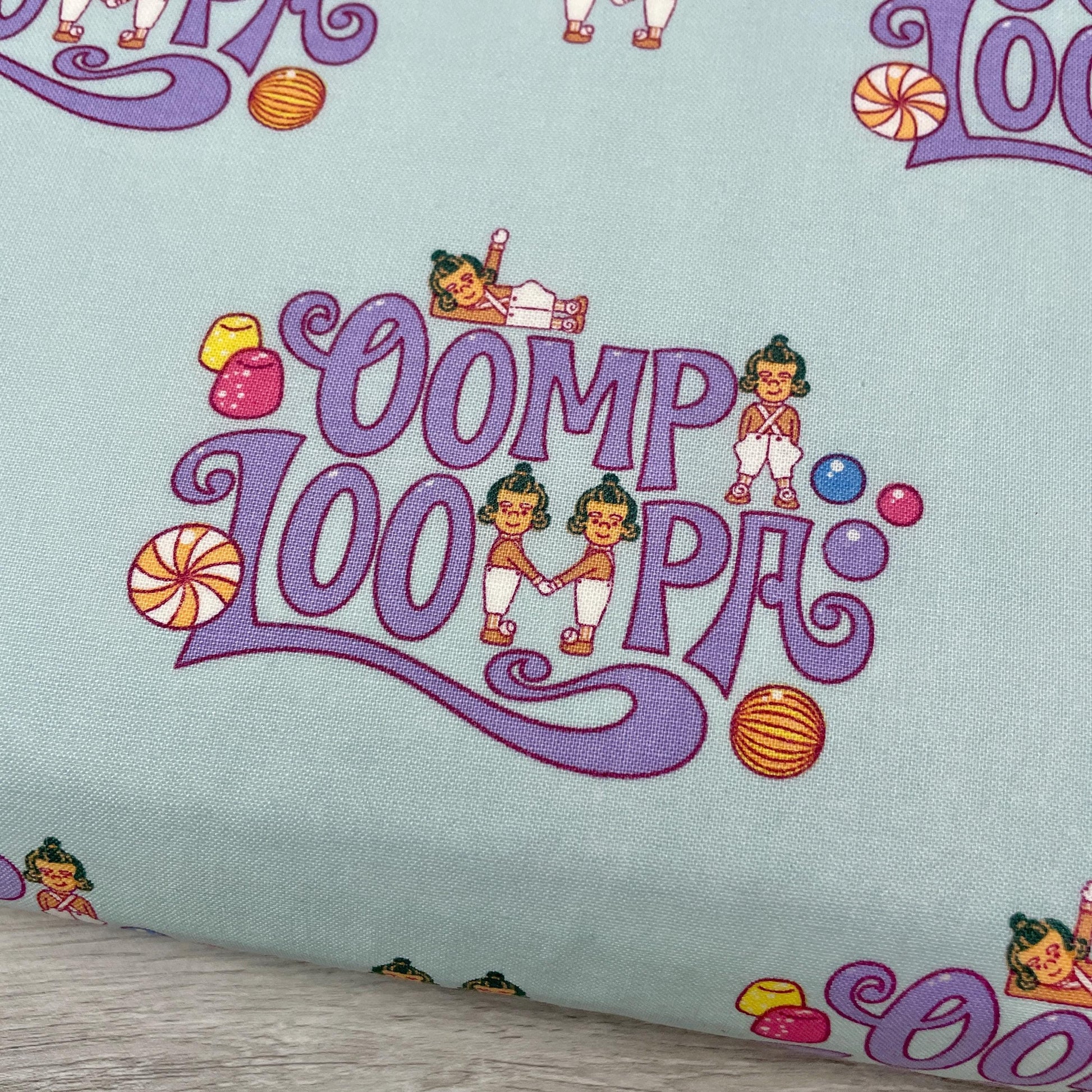 Willy Wonka Oompa Loompa Fabric - 100% cotton - Camelot Fabrics