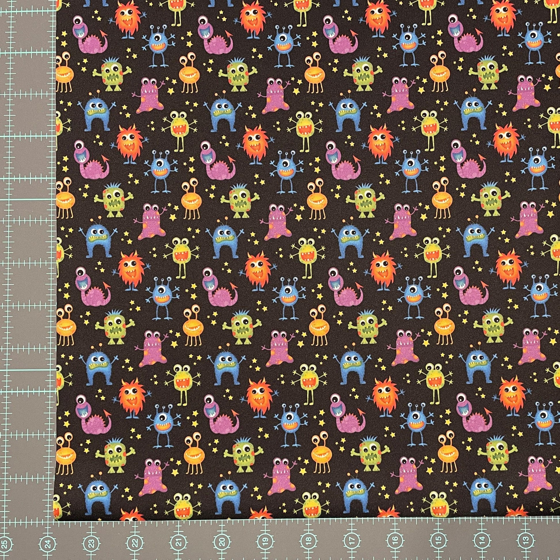 Cute Alien PUL Waterproof Fabric - 1 mil - 60" wide