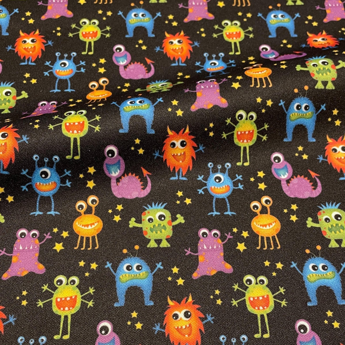 Cute Alien PUL Waterproof Fabric - 1 mil - 60" wide