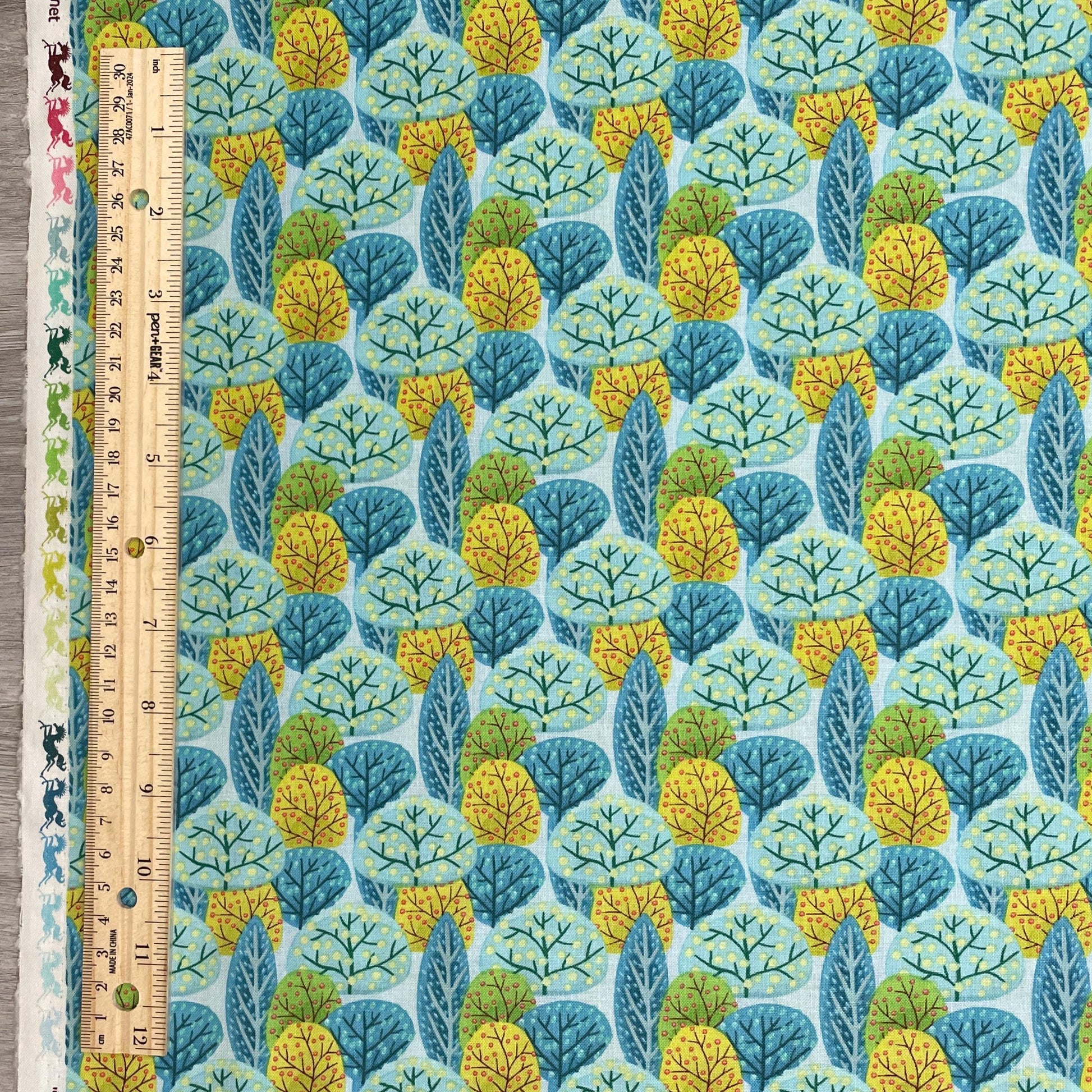 Colorful Tree Fabric - Moonbeams & Rainbows