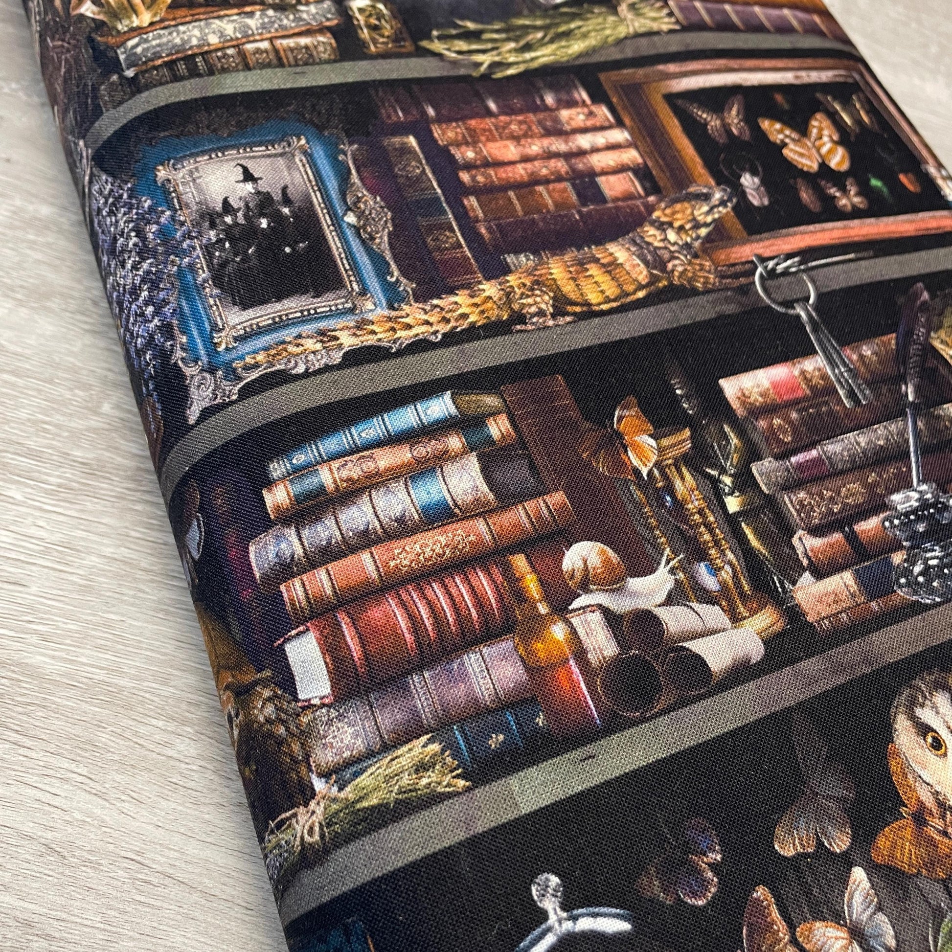 Witch Apothecary Book Shelf Fabric - 100% Cotton