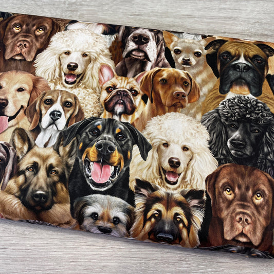 Packed Dog fabric - Michael Searle - Timeless Treasures - 100% Cotton