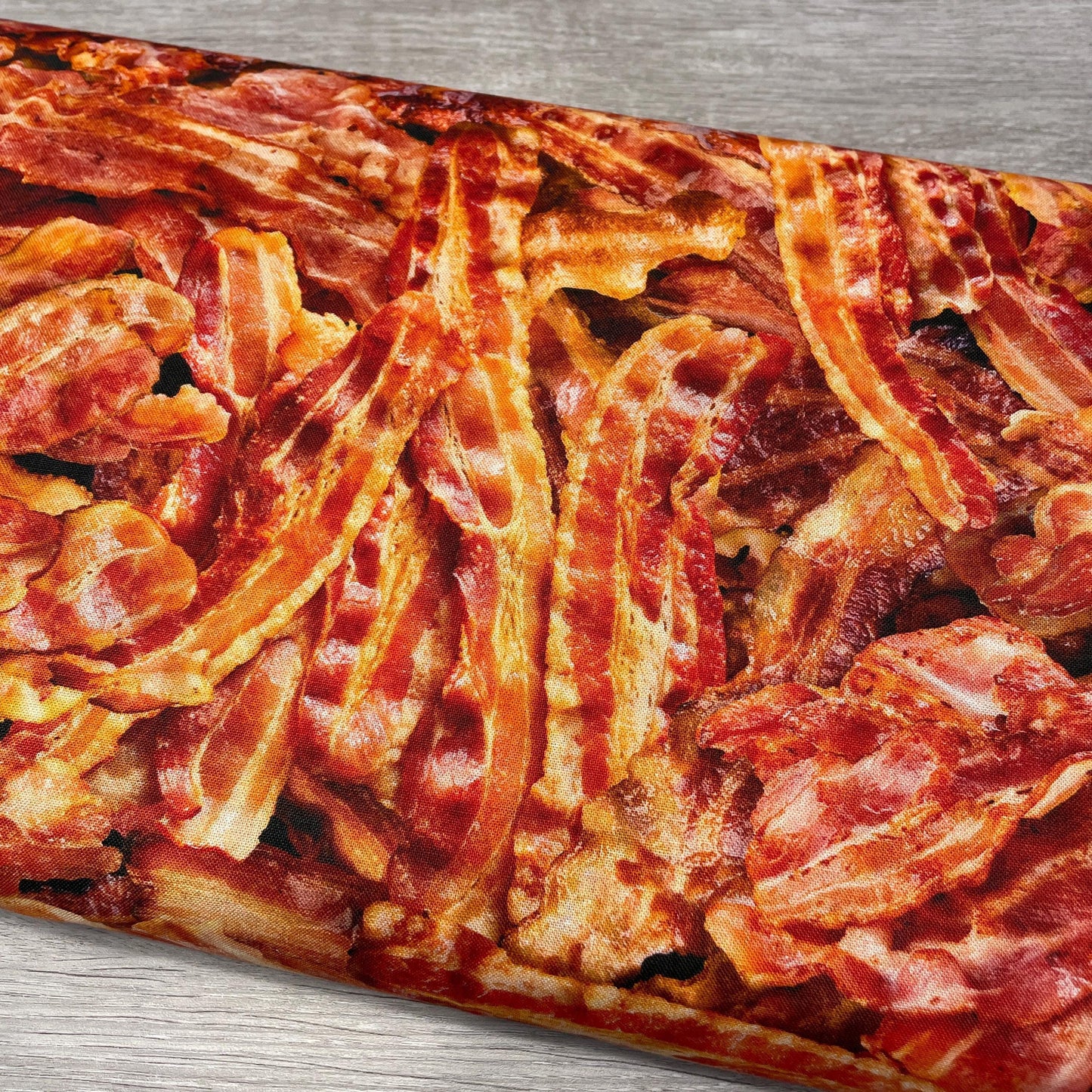 Bacon Fabric - Timeless Treasures - 100% Cotton - What's for Breakfast? - Food Pork Meat