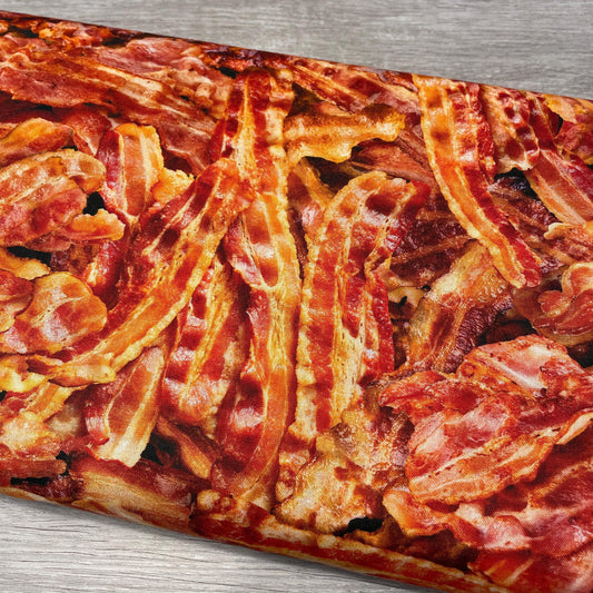 Bacon Fabric - Timeless Treasures - 100% Cotton - What's for Breakfast? - Food Pork Meat