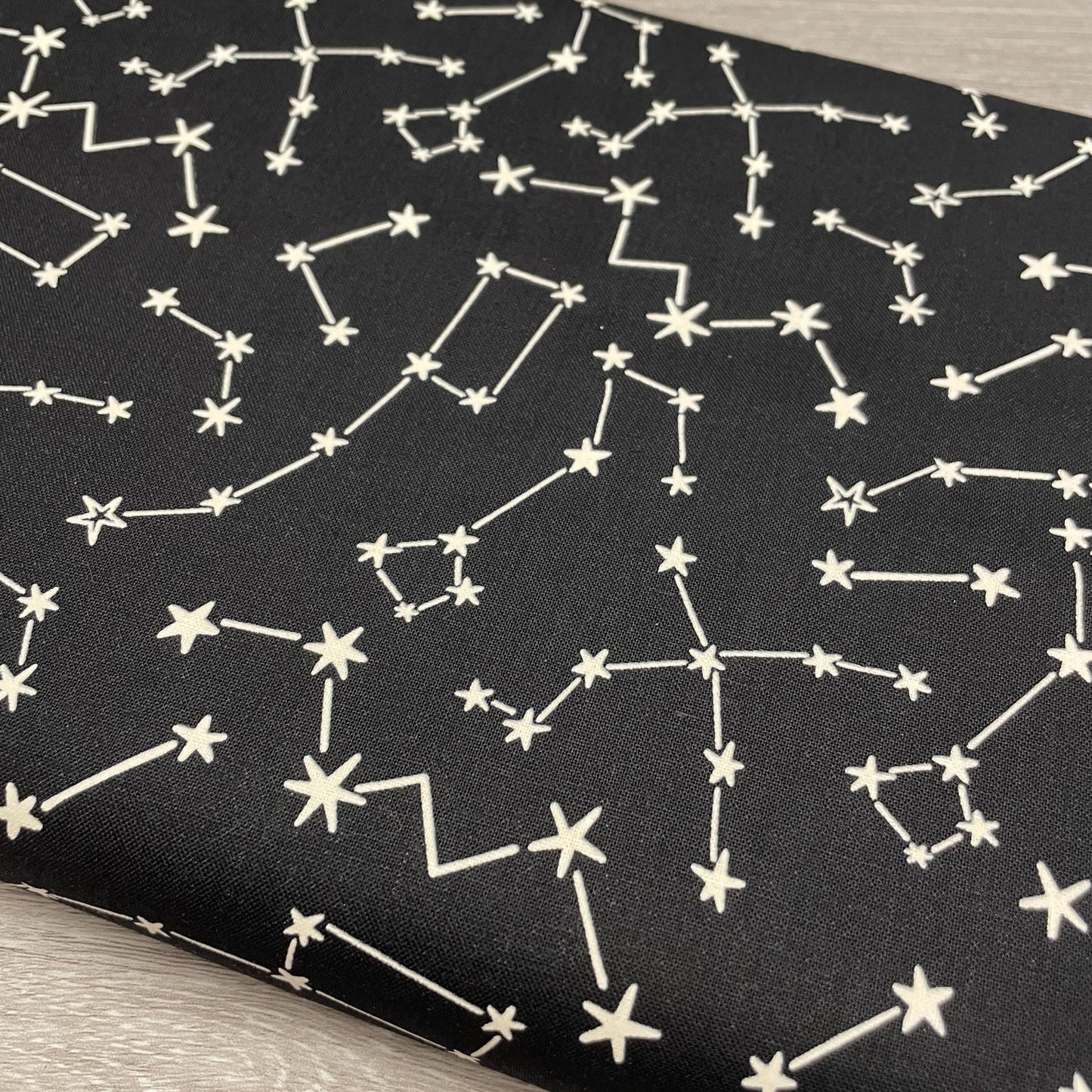 Star Fabric - Michael Miller - Glow in the Dark - Starry Night collection - 100% Cotton - Constellation fabric Night Sky