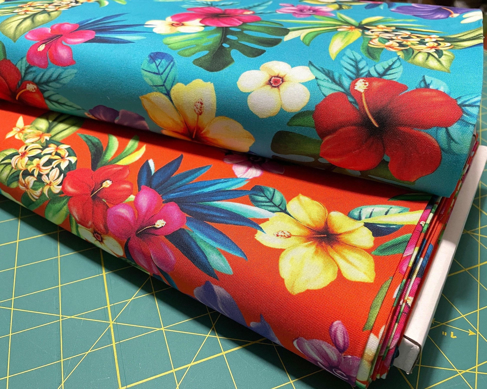Hawaiian shirt material - Beach fabric - Let&#39;s Get Tropical by Michael Miller - 100% Cotton Fabric - Pool Party Luau Floral - Ships NEXT DAY