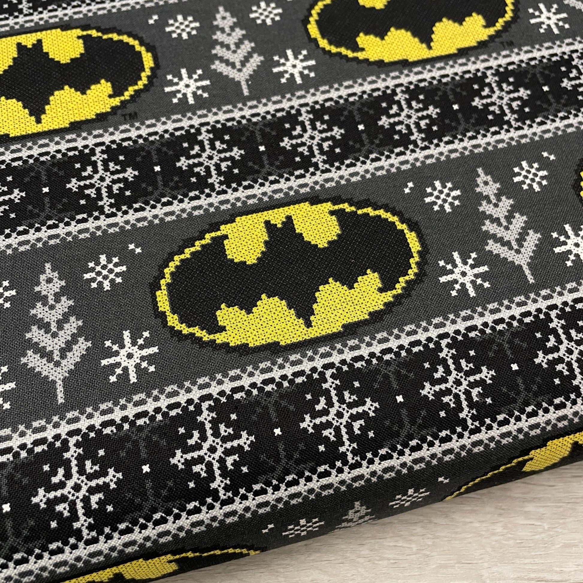 Batman Fabric - Fair Isle - Quilting Cotton
