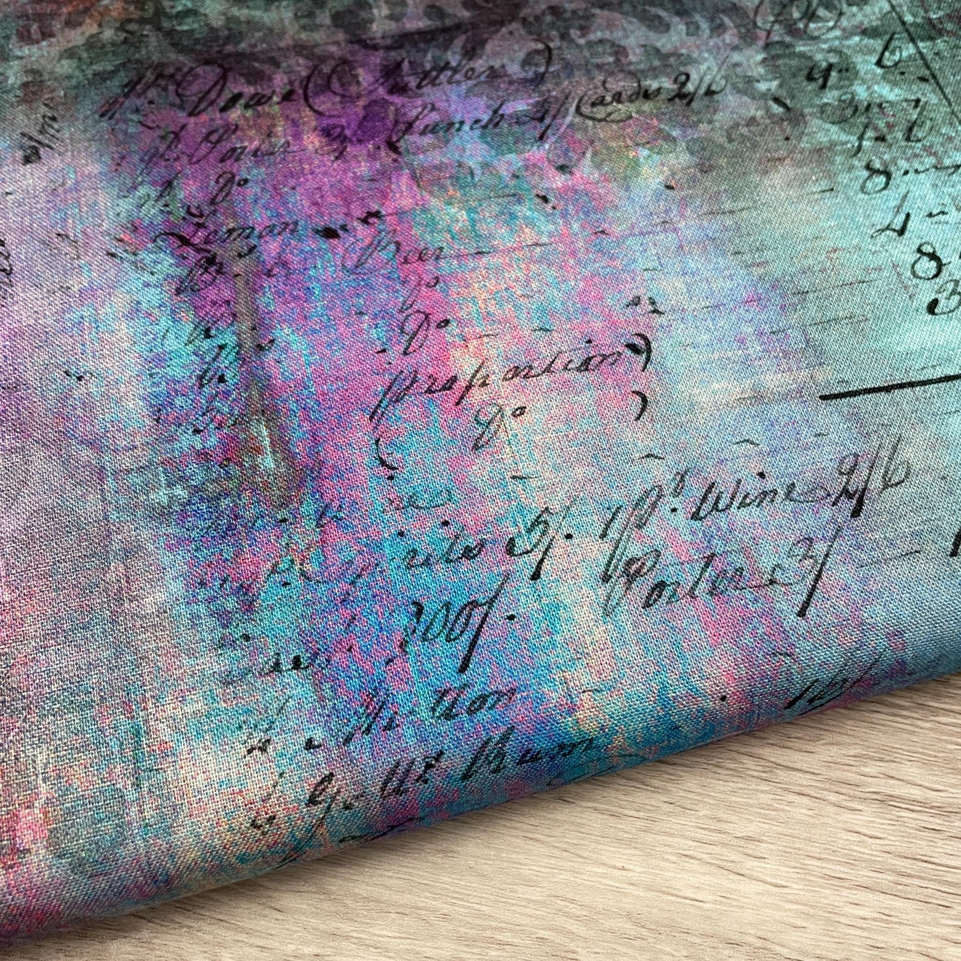 Tim Holtz Rue le Peltier - Patina - 100% Cotton Fabric - FreeSpirit - Eclectic Elements - Abandoned Collection