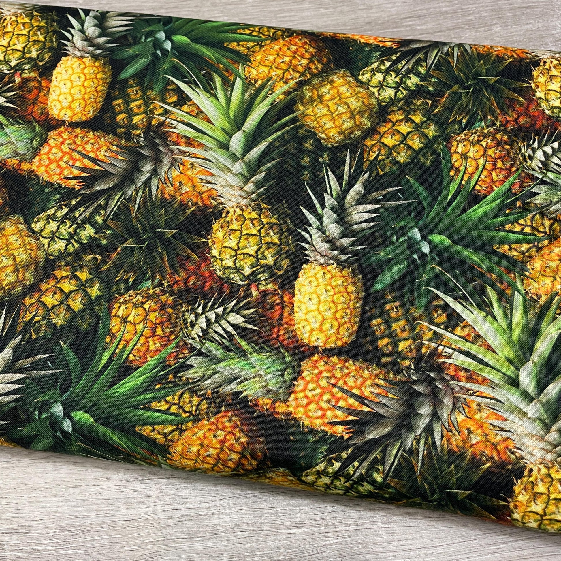 Pineapple Fabric - 100% Cotton - Whistler Studios - A La Carte - Welcome Committee - Fruit Food