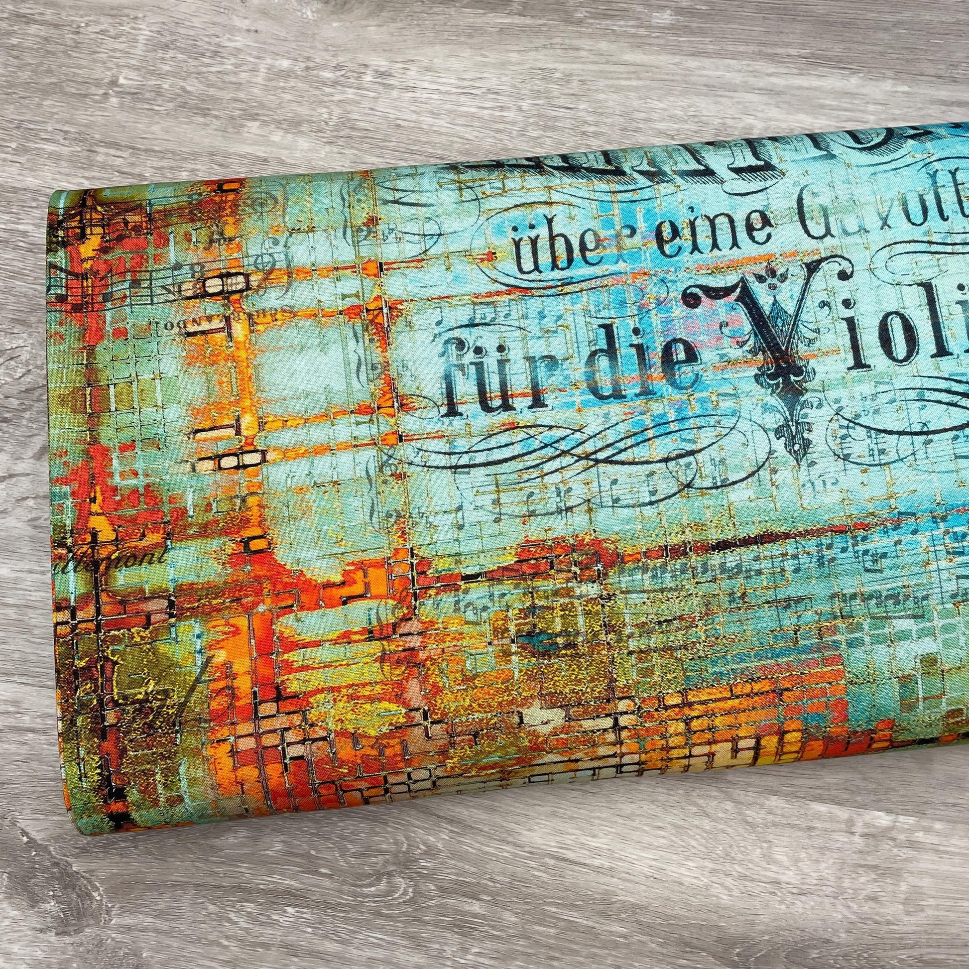 Tim Holtz Rusted Patina - 100% Cotton Fabric - FreeSpirit - Eclectic Elements - Abandoned Collection