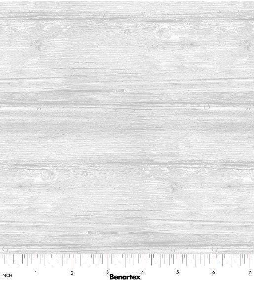 Washed Wood Fabric - Gray - 100% Cotton - Benartex Contempo Studio - 7709-11