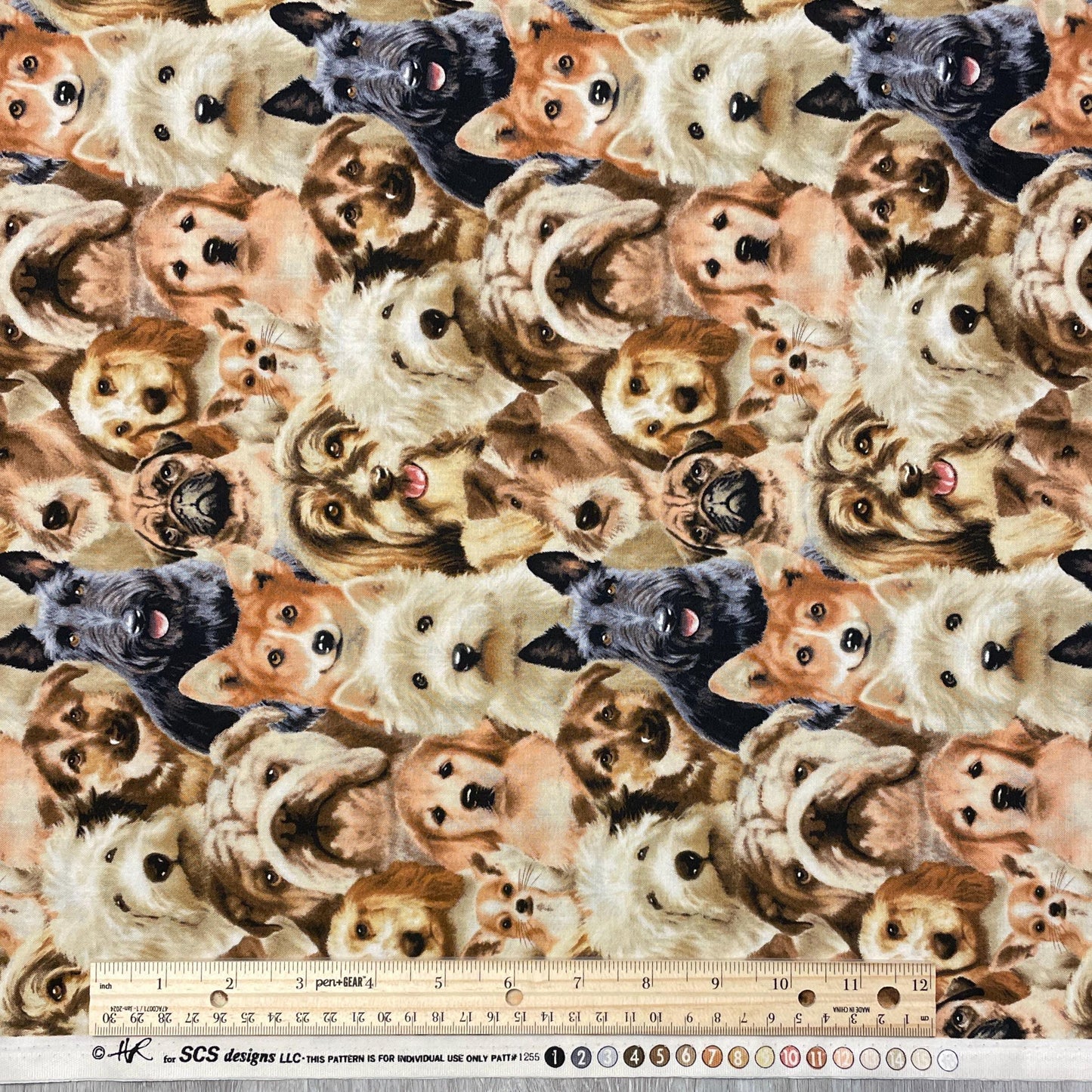 Dog fabric by the yard - Petpourri