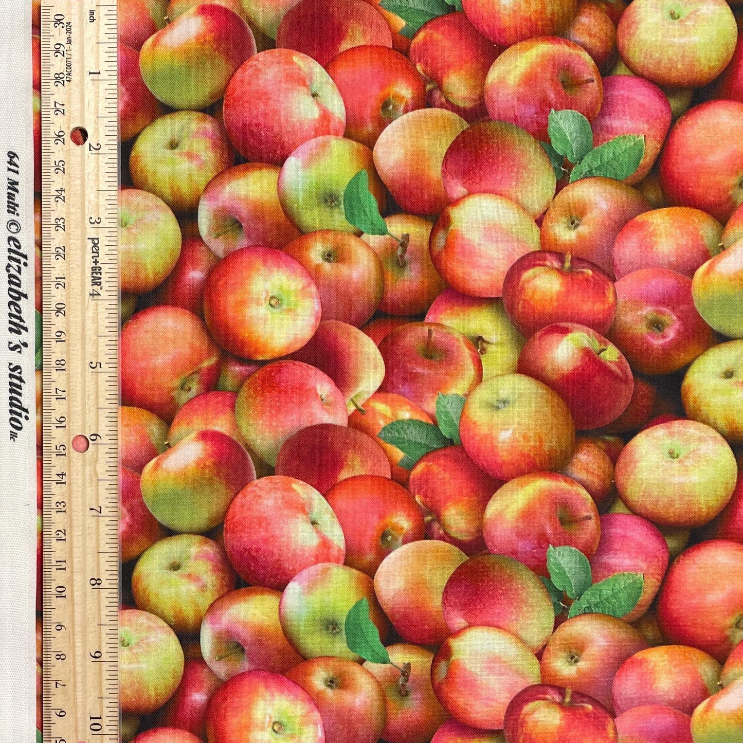Apple Fabric - Food Festival collection by Elizabeth Studios