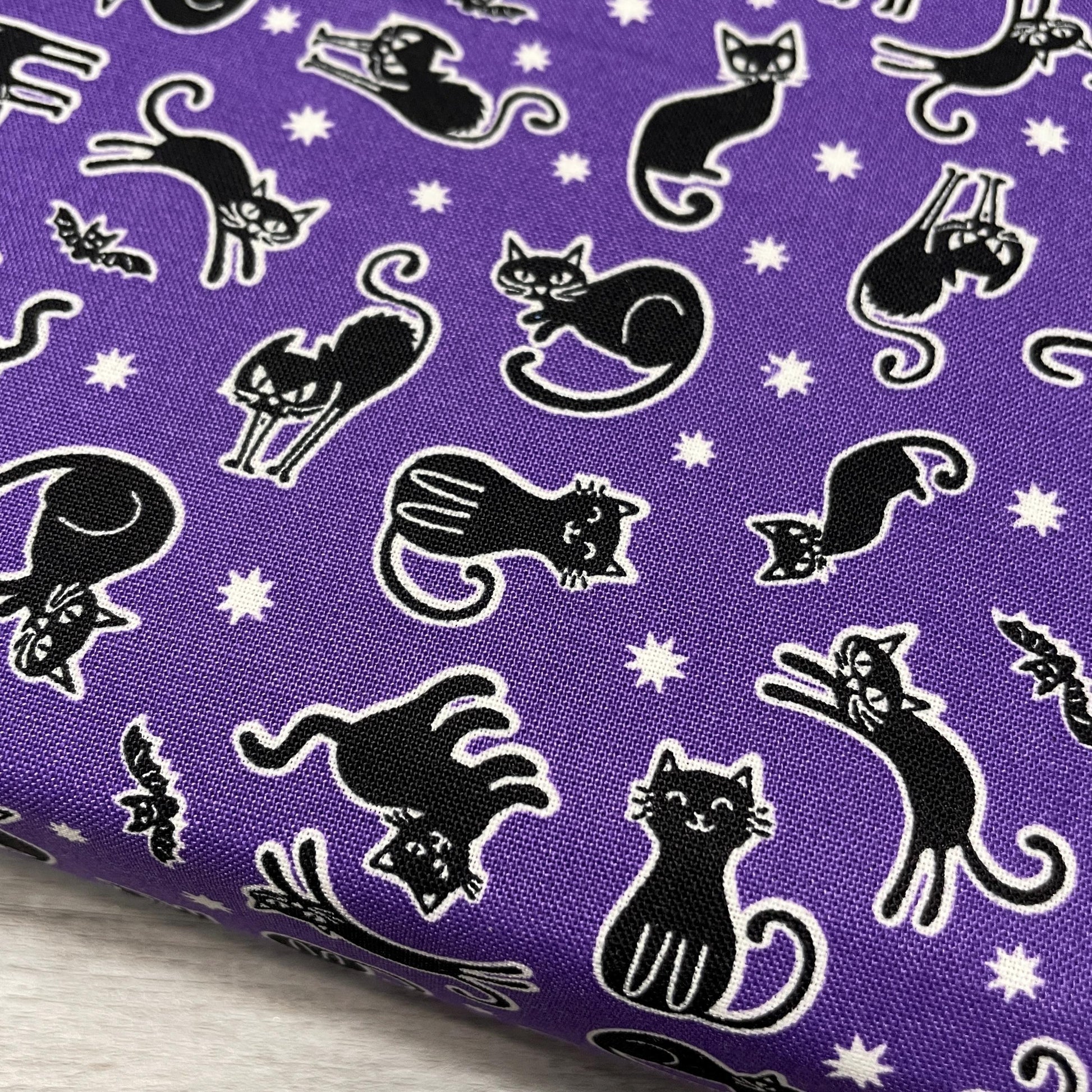 Scaredy Cats Fabric - Benartex Kanvas Studio- 100% Cotton