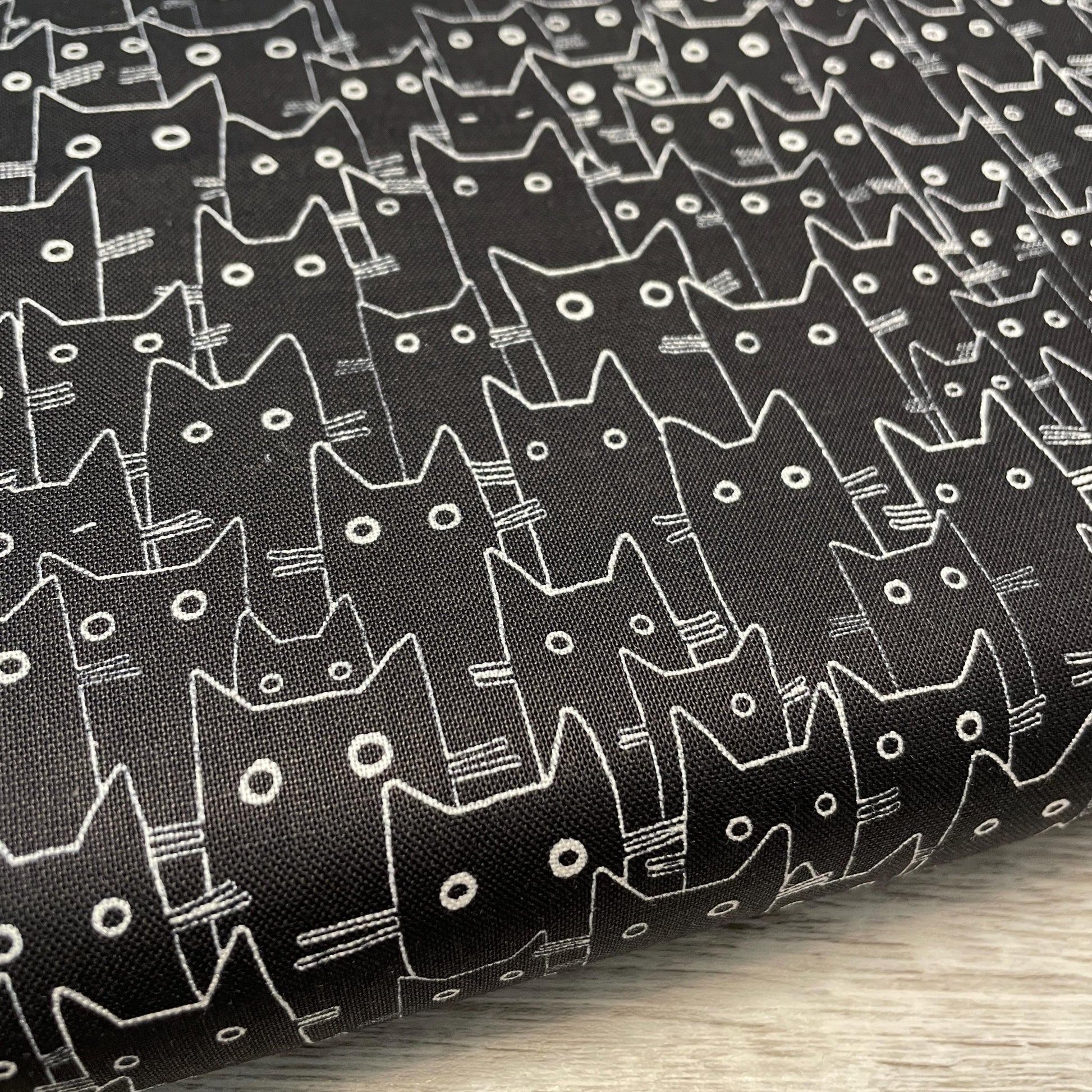 Cat fabric by the yard - Dear Stella - Having a Meowment- 100% Cotton
