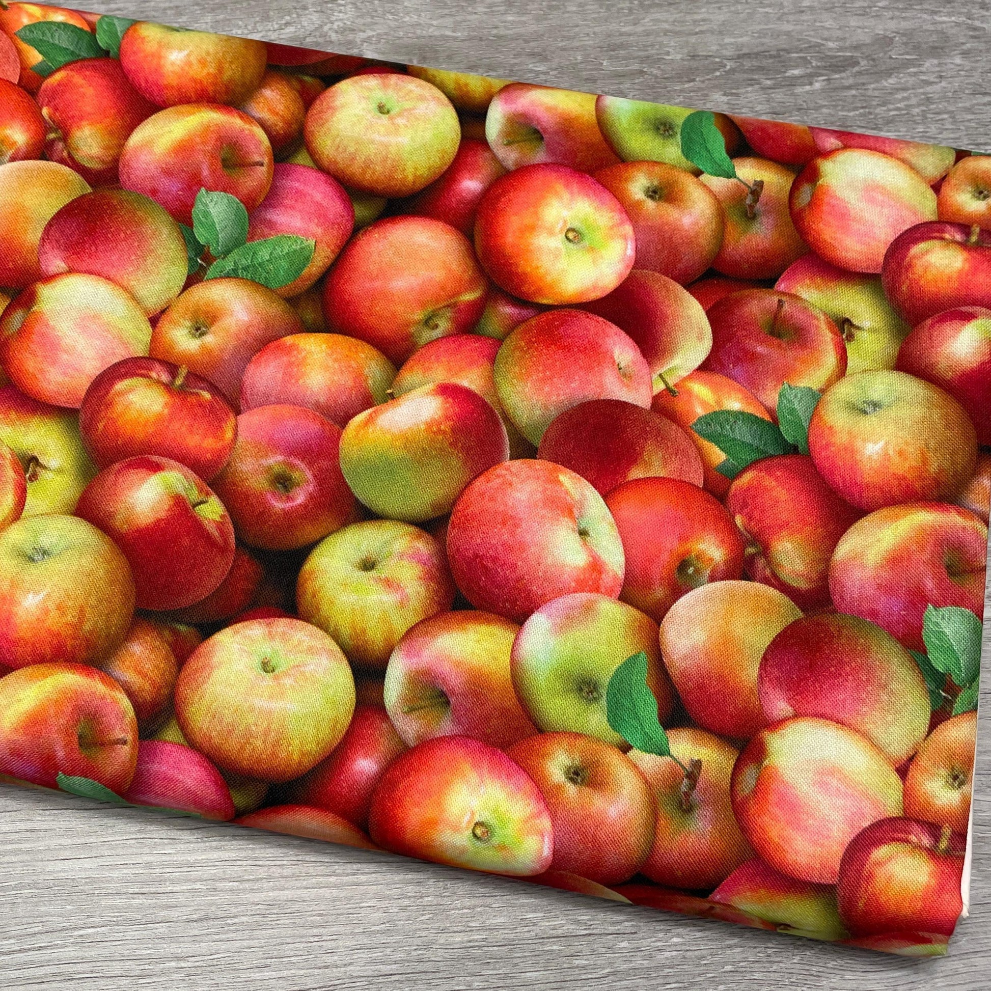 Apple Fabric - Food Festival collection by Elizabeth Studios