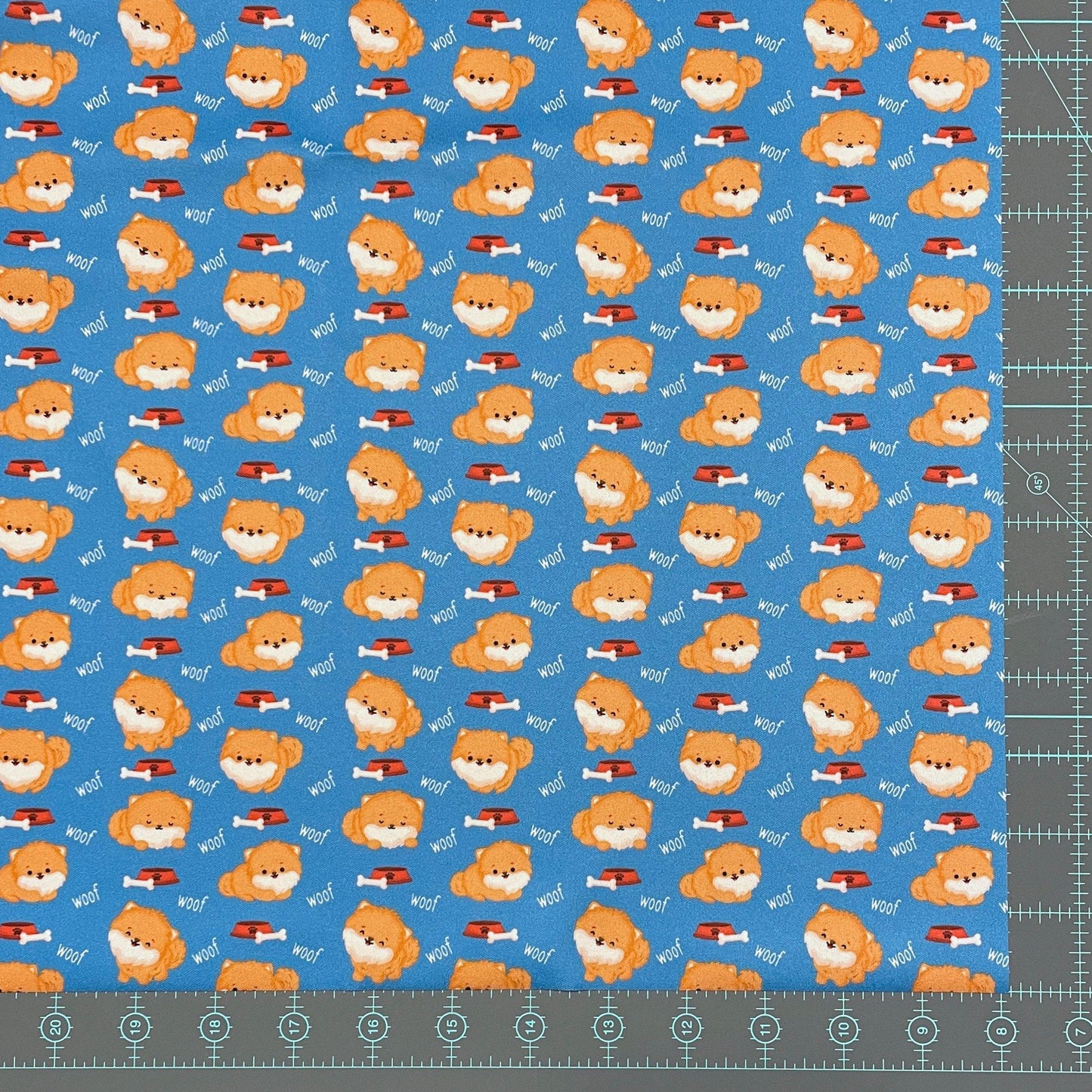 Dog PUL Waterproof Fabric - 1 mil - 60" wide - Pomeranian