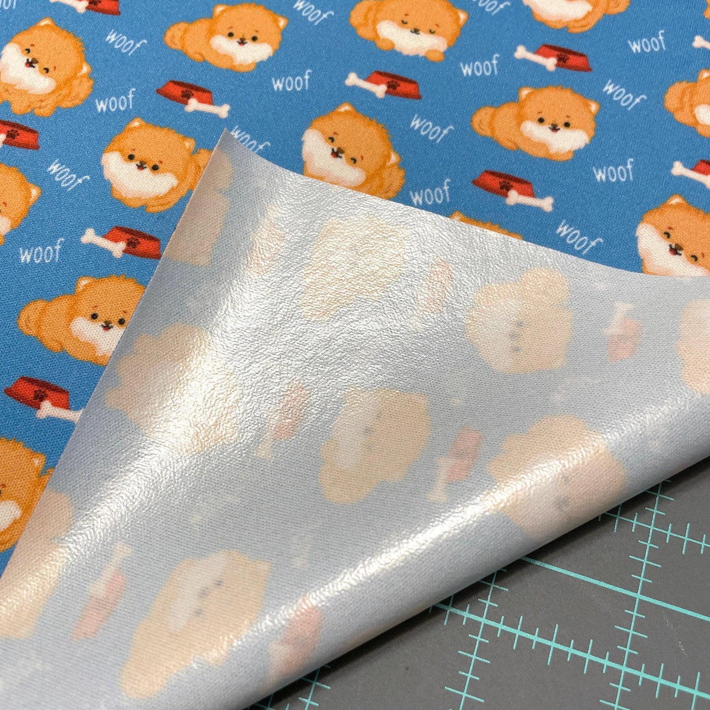 Dog PUL Waterproof Fabric - 1 mil - 60" wide - Pomeranian