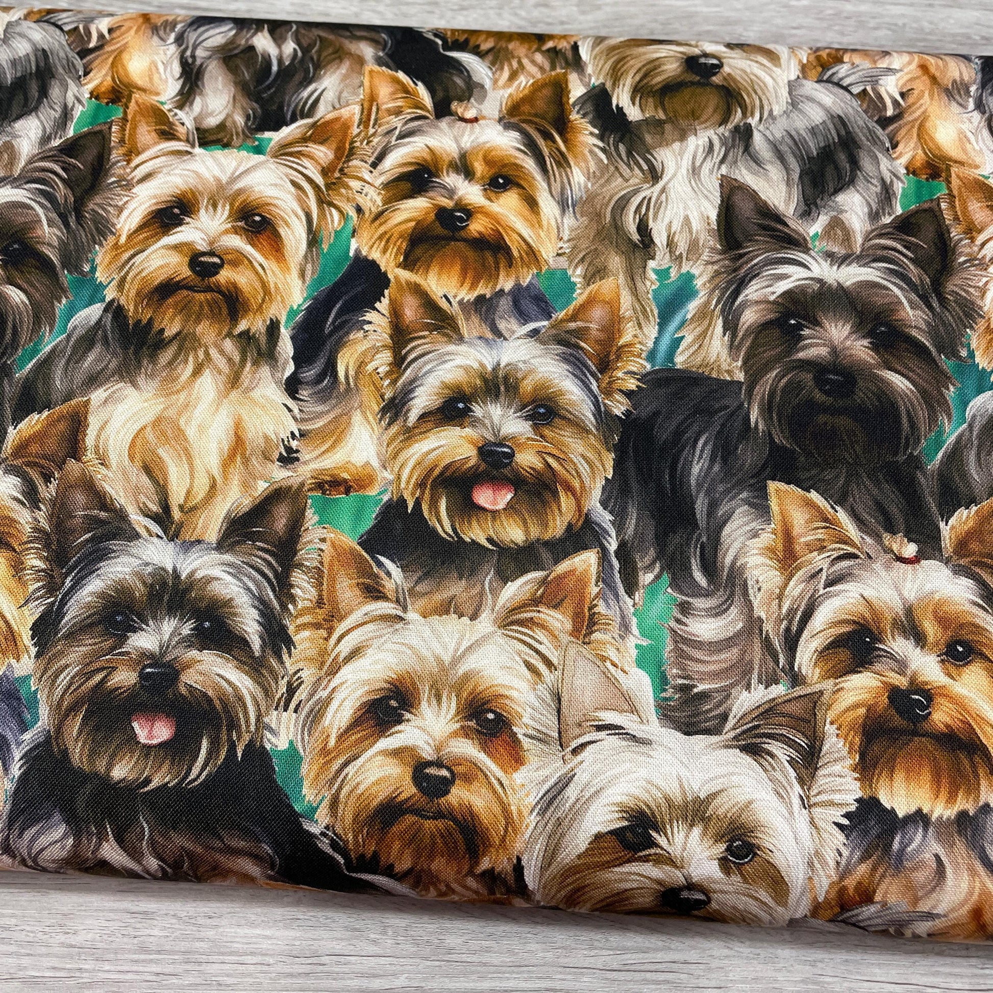 Yorkie fabric - Foust Exclusive Print - 100% Cotton