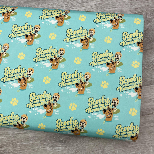 Scooby Doo Fabric - Homework - School Spirit Collection