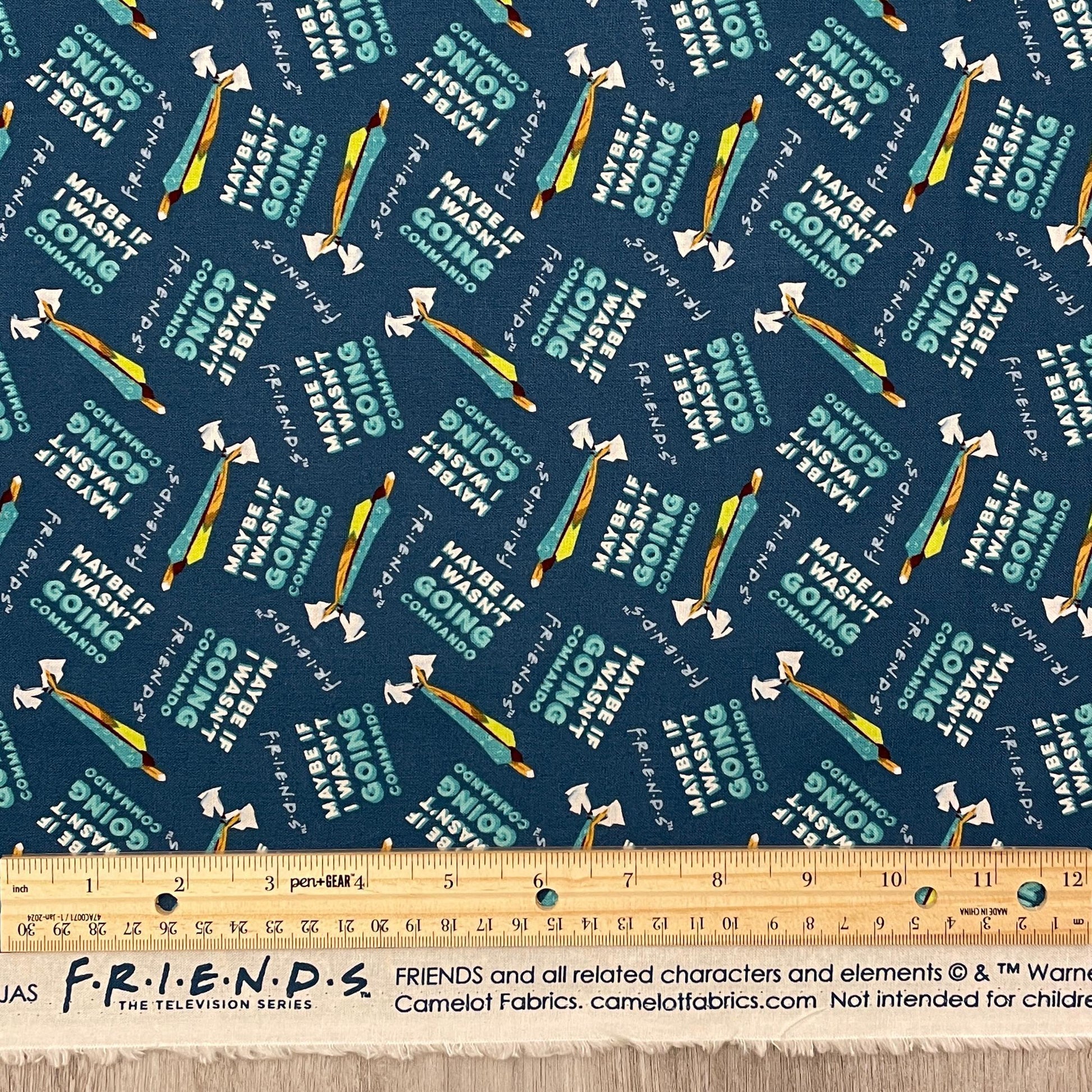 Commando Fabric - Friends TV Show