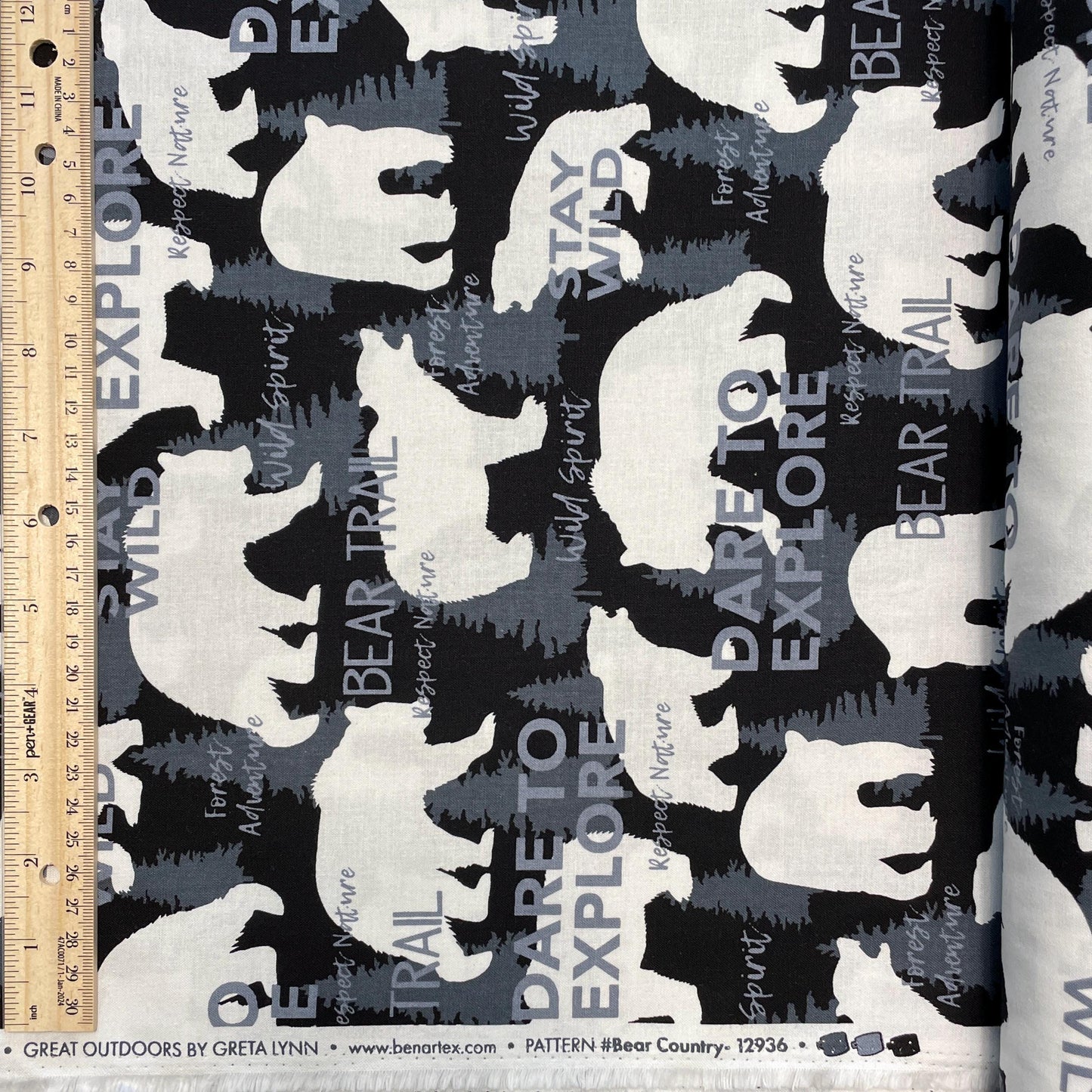 Bear Fabric - Great Outdoors - Kanvas by Benartex